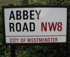 Abbey Road sign