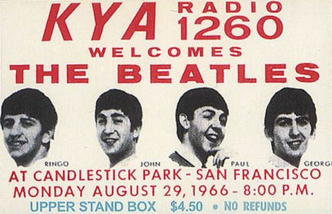 Beatles Candlestick Park