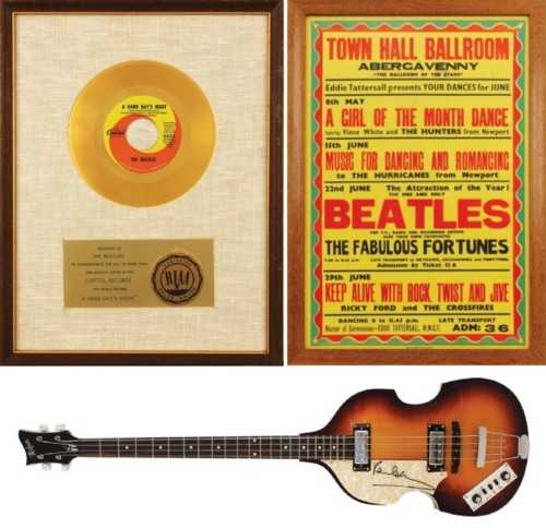 The Beatles rock and pop culture auction