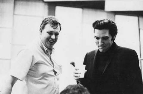 Billy Strange and Elvis Presley 1968