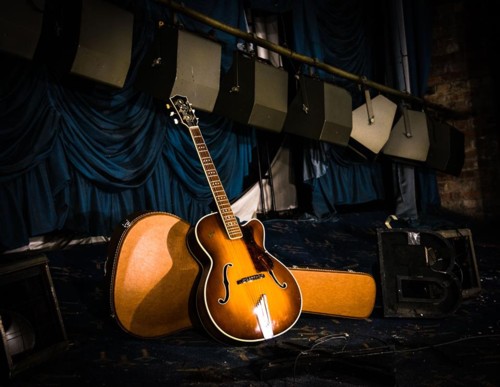 Buddy Holly's guitar at the Bradford Odeon