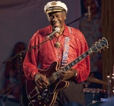 Chuck Berry on stage