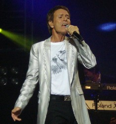 Cliff Richard on stage