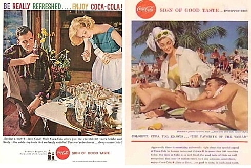 Coca Cola vintage ads