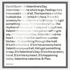 David Bowie - The Valentine's Day official video