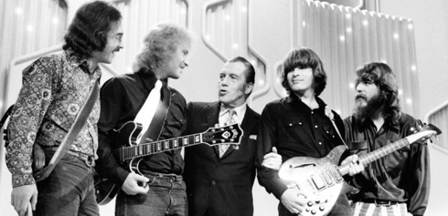 Ed Sullivan with Creedence Clearwater Revival