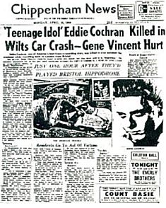 Eddie Cochran death