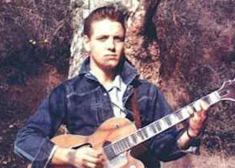 Eddie Cochran with guitar