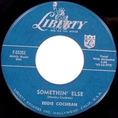 Eddie Cochran Somethin' Else single