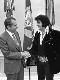 Elvis and President Richard Nixon