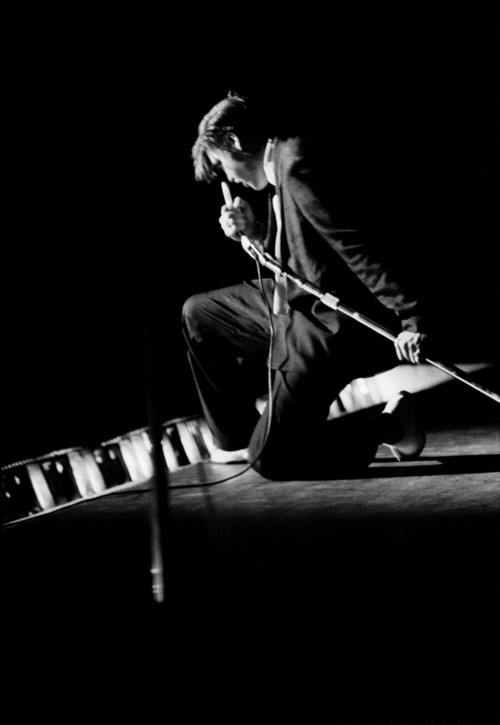 Elvis Presley - Kneeling at the Mosque Theater, June 30, 1956