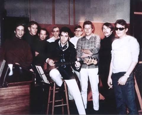 Elvis Presley and American Sound Studios house band
