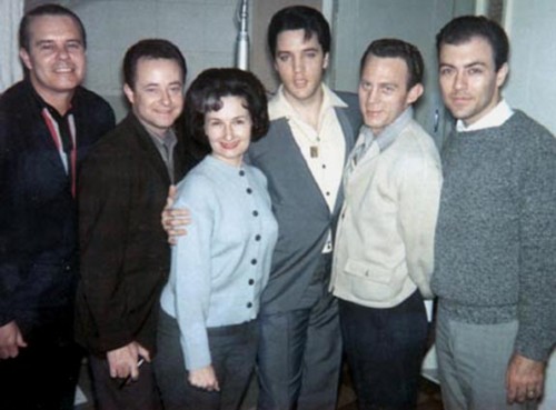 Millie Kirkham with Elvis and The Jordanaires in 1966