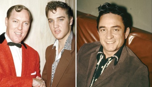 Elvis Presley, Bill Haley, Johnny Cash