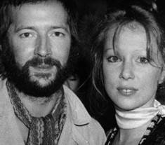 Eric Clapton and Pattie Boyd