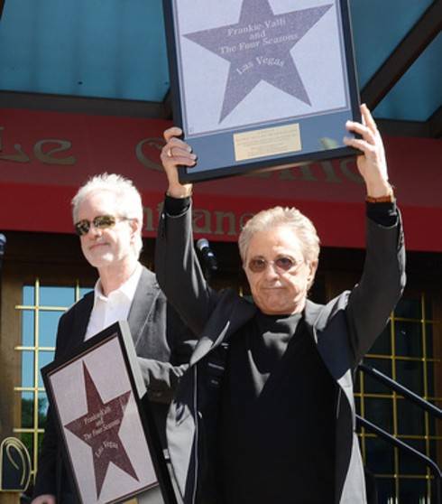 Frankie Valli and Bob Gaudio receive star on Las Vegas Walk of Stars