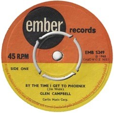 Glen Campbell - By the Time I Get to Phoenix single