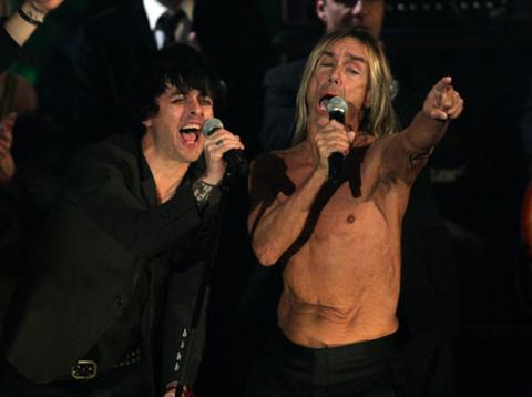 Iggy Pop and the Stooges with Green Day's Billie Joe Armstrong