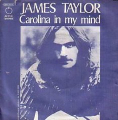 James Taylor Carolina In My Mind single