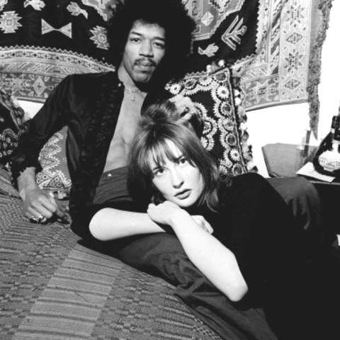 Jimi Hendrix and Kathy Etchingham