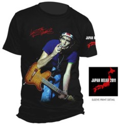 Keith Richards Japanese earthquake charity tshirt