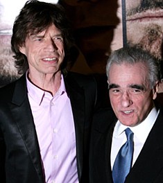Mick Jagger and Martin Scorsese