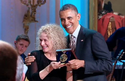Carole King receives Gershwin Prize from President Obama