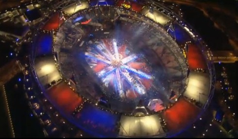 Olympic Stadium at London 2012 closing ceremony