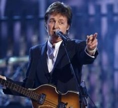 Paul McCartney on stage