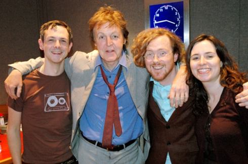 Paul McCartney and Geoff Lloyd at Absolute Radio