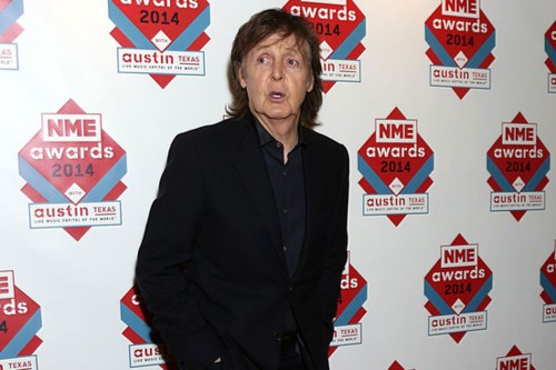 Paul McCartney NME Songwriters' Songwriter award