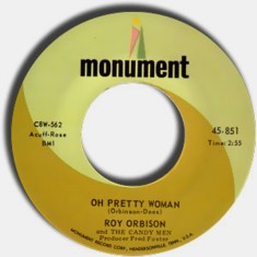 Roy Orbison Oh, Pretty Woman single