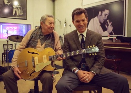 Scotty Moore and Chris Isaak