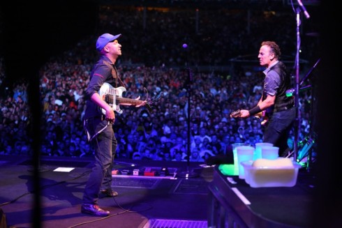 Bruce Springsteen and Tom Morello