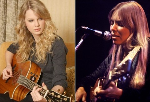 Taylor Swift and Joni Mitchell