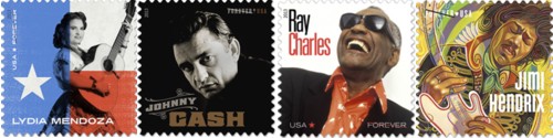 USPS Music Icons series